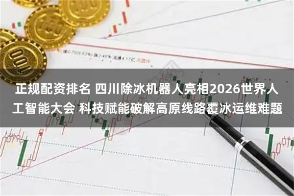 正规配资排名 四川除冰机器人亮相2026世界人工智能大会 科技赋能破解高原线路覆冰运维难题